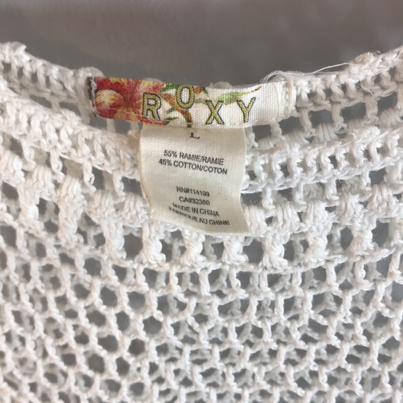 Roxy Mesh Top Size Large - Picture 4 of 8